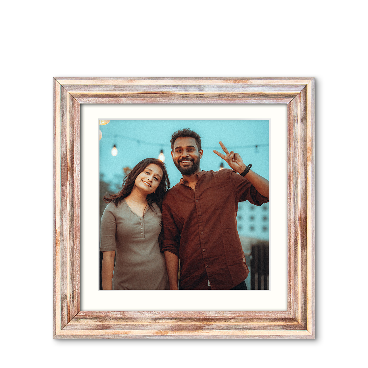 Full Photo - Distressed Frame with Photo Full Photo - Distressed Frame with Photo