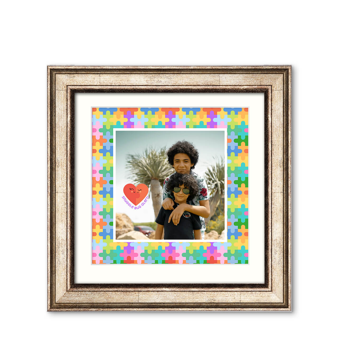 Puzzle Pop - Imperial Wood Frame with Photo Puzzle Pop - Imperial Wood Frame with Photo