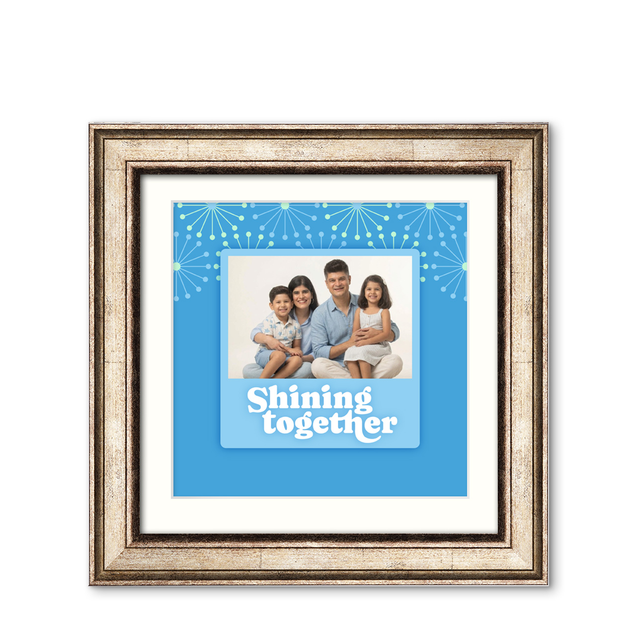 Shining Together - Imperial Wood Frame with Photo Shining Together - Imperial Wood Frame with Photo