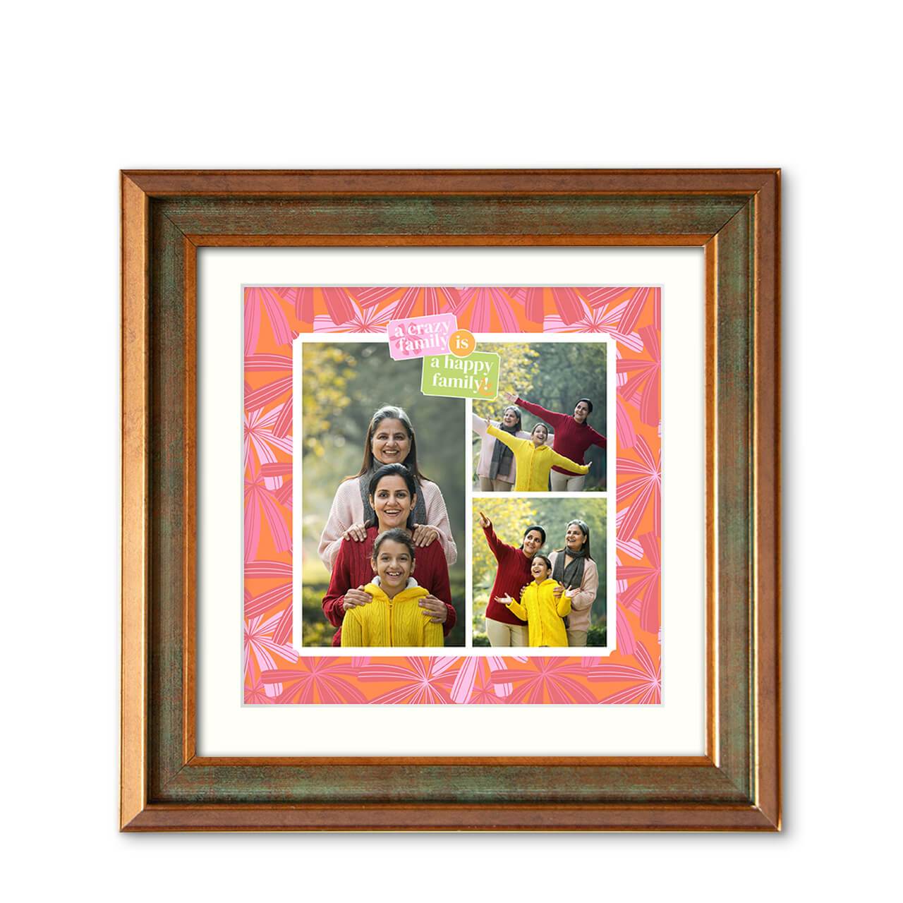 Forever Us - Metallic Brush Frame with Photo