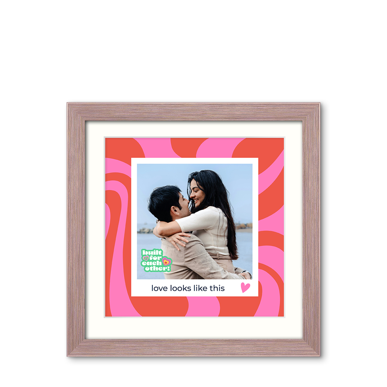 Berry Flow - Metallic Lustre Frame with Photo Berry Flow - Metallic Lustre Frame with Photo