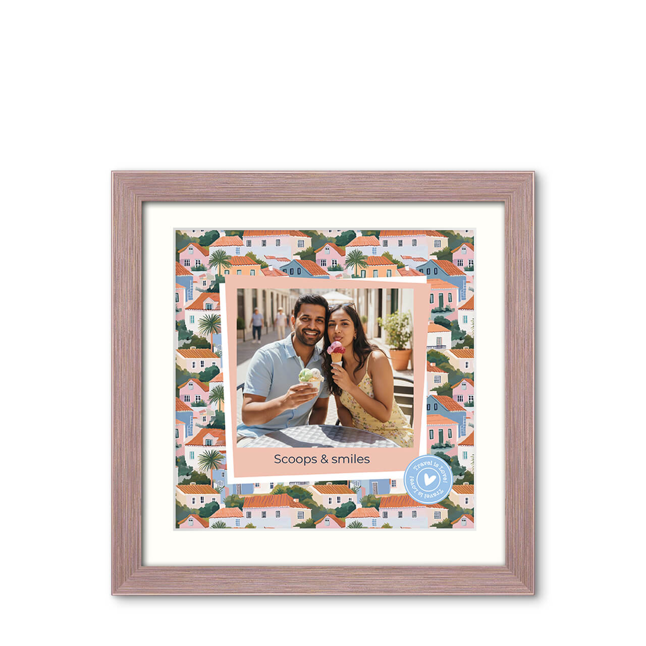 Bruised Passports - Metallic Lustre Frame with Photo Bruised Passports - Metallic Lustre Frame with Photo