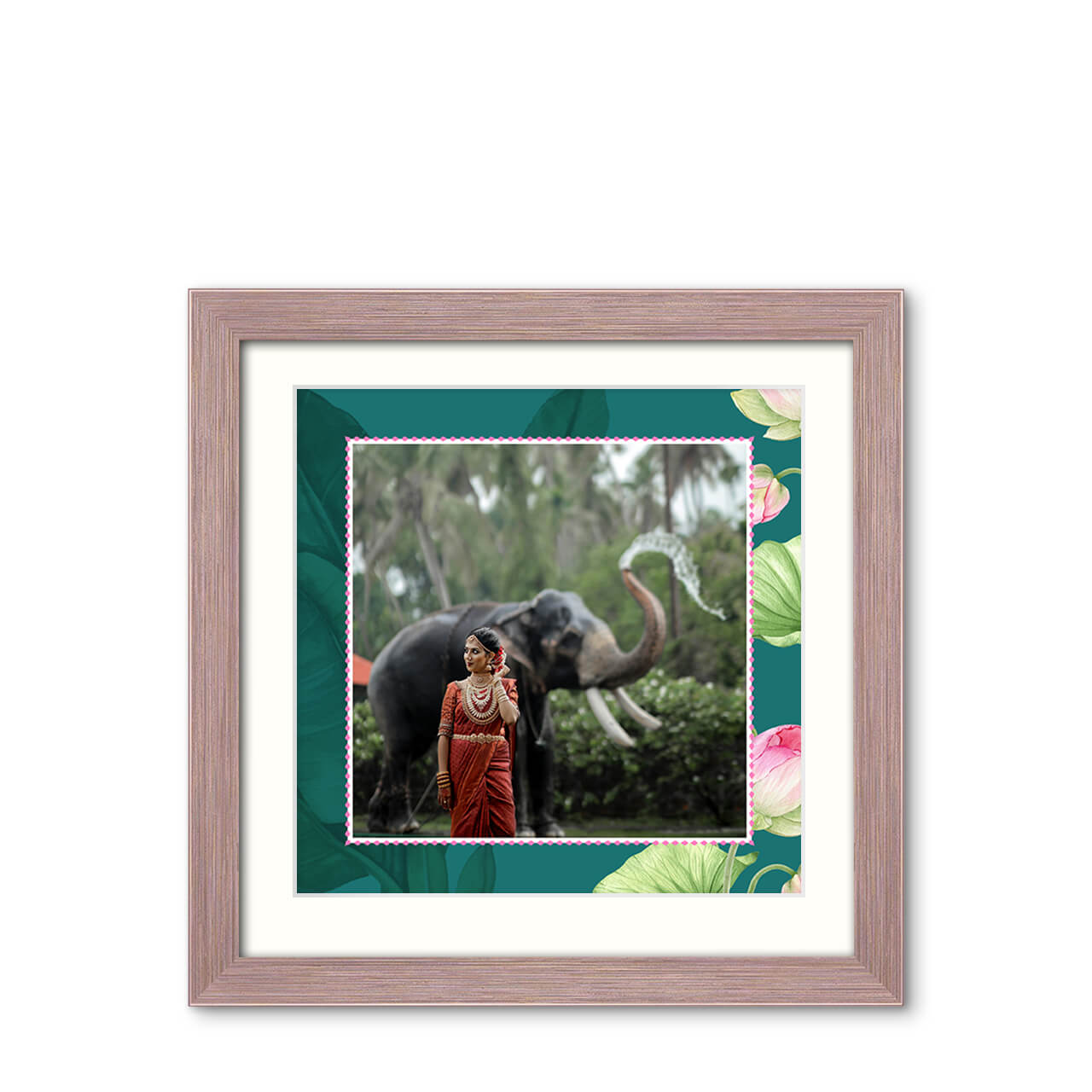 Eternal Bond - Metallic Lustre Frame with Photo Eternal Bond - Metallic Lustre Frame with Photo