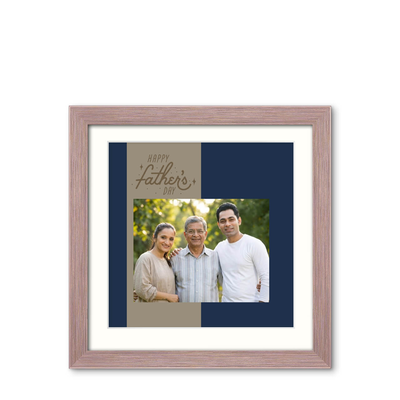 Fathers Day - Metallic Lustre Frame with Photo Fathers Day - Metallic Lustre Frame with Photo