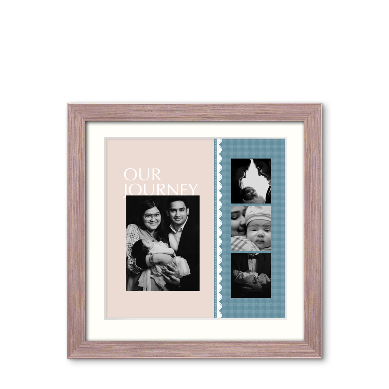 Our Journey - Metallic Lustre Frame with Photo Our Journey - Metallic Lustre Frame with Photo