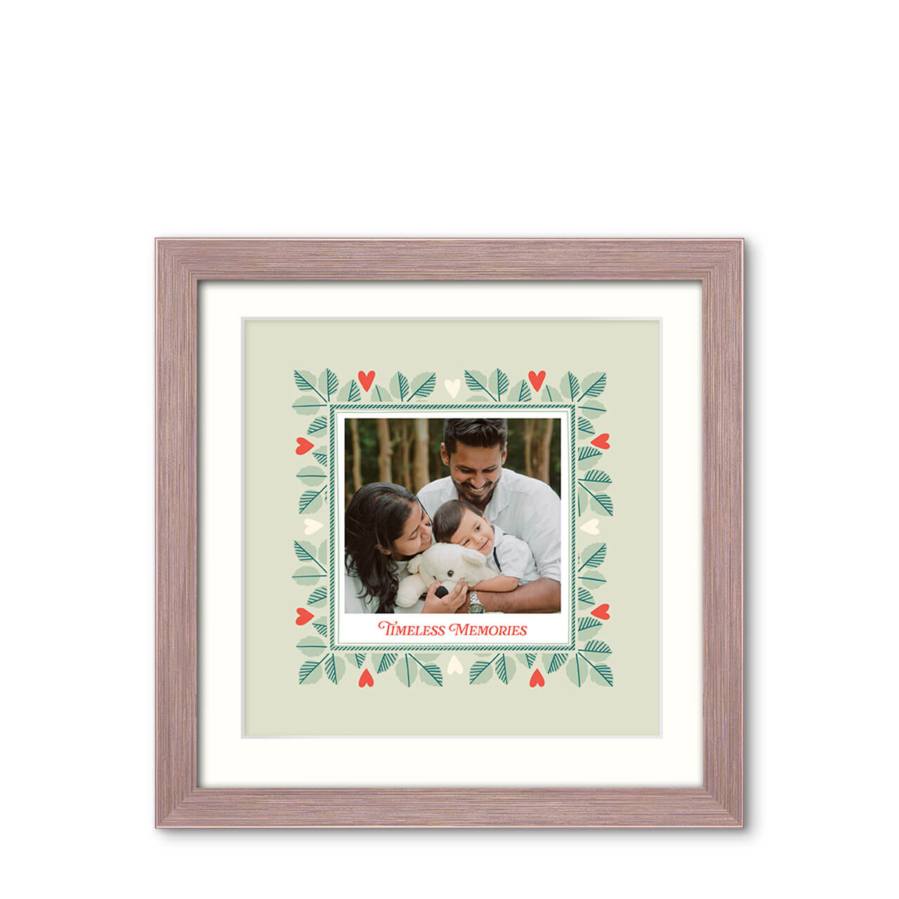 Timeless Memories - Metallic Lustre Frame with Photo Timeless Memories - Metallic Lustre Frame with Photo