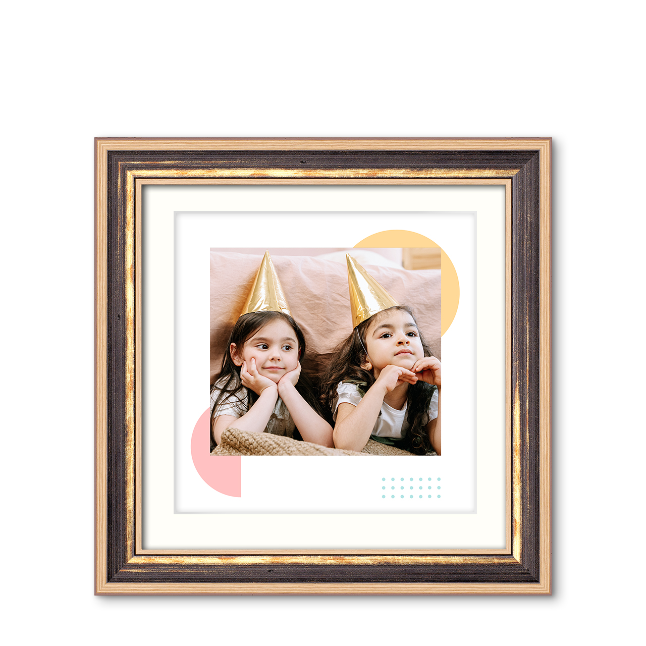Joys Of Life - Modern Chestnut Frame with Photo