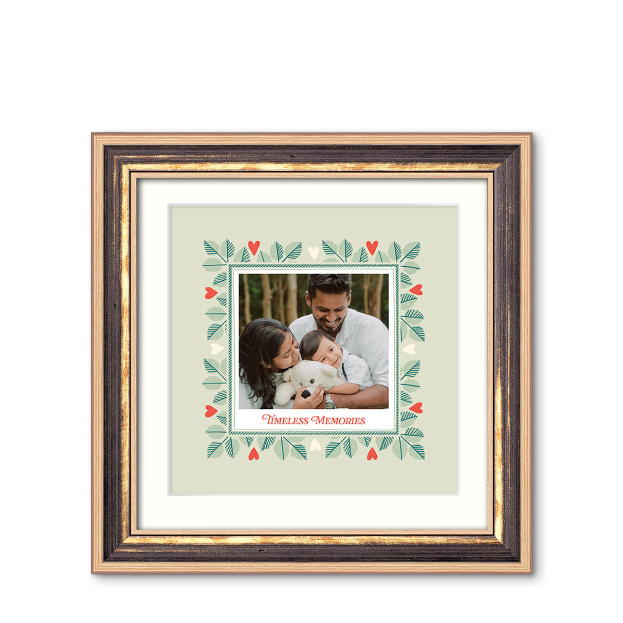 Timeless Memories - Modern Chestnut Frame with Photo
