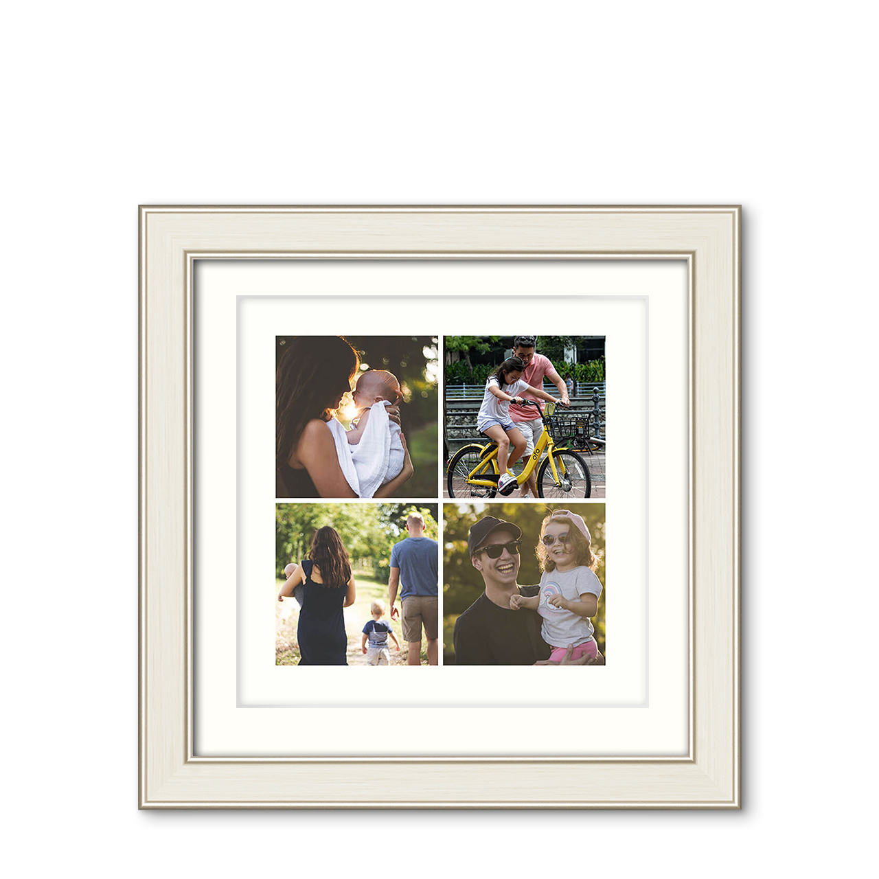 4-Photo Grid - Modern Vogue Frame with Photo 4-Photo Grid - Modern Vogue Frame with Photo