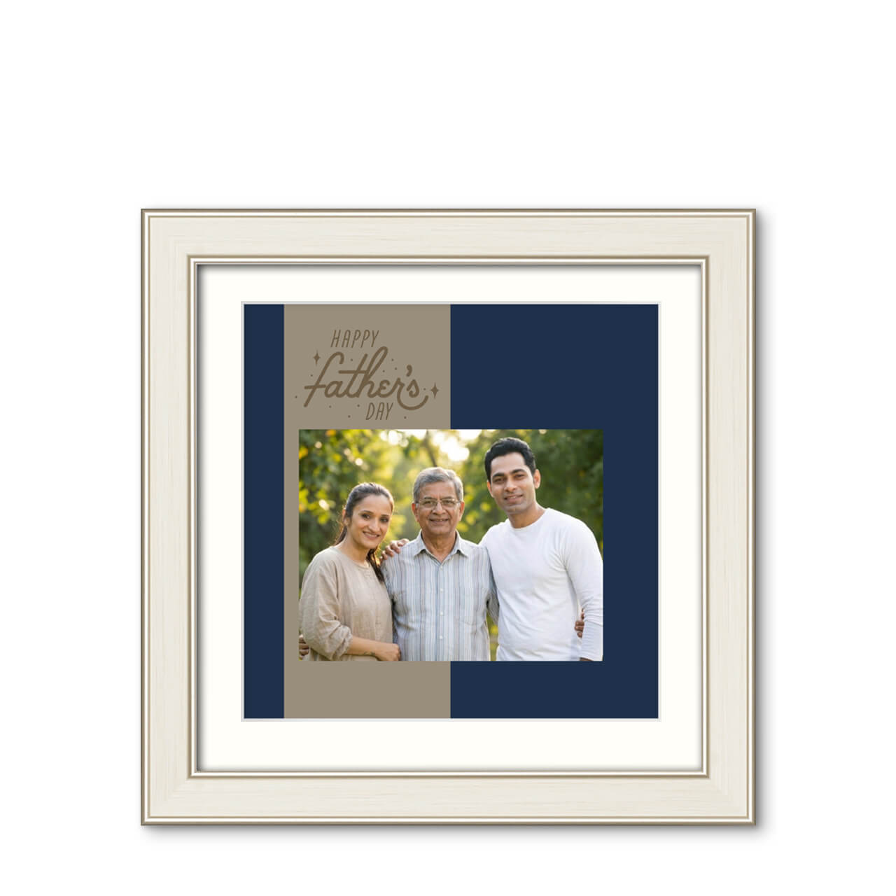 Fathers Day - Modern Vogue Frame with Photo Fathers Day - Modern Vogue Frame with Photo