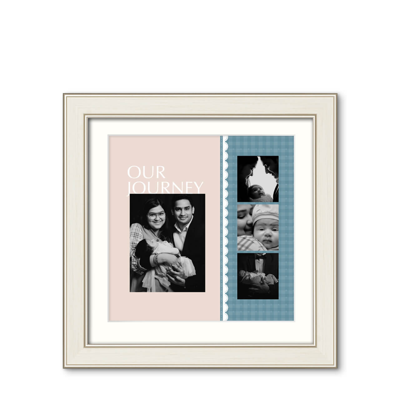 Our Journey - Modern Vogue Frame with Photo Our Journey - Modern Vogue Frame with Photo