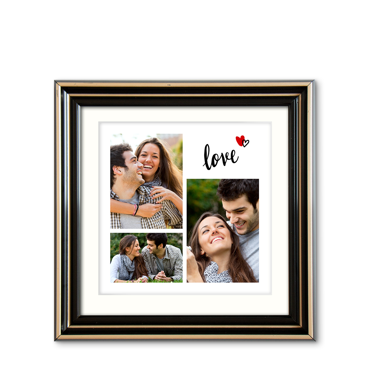 Classic Love - Modern Wood Frame with Photo Classic Love - Modern Wood Frame with Photo
