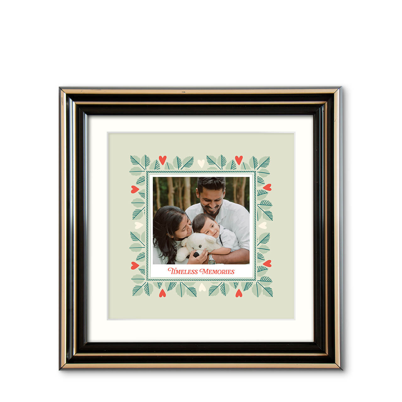 Timeless Memories - Modern Wood Frame with Photo Timeless Memories - Modern Wood Frame with Photo