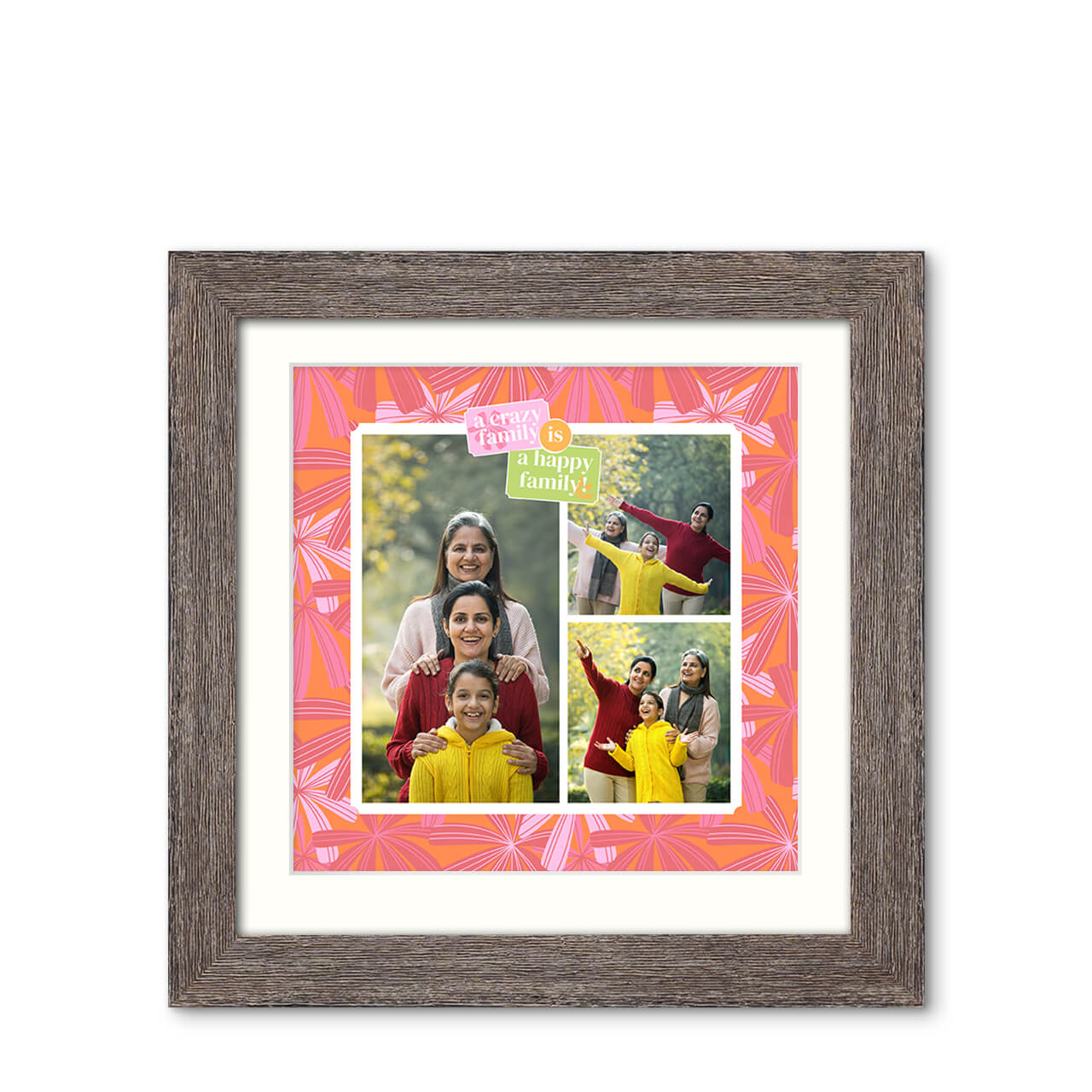 Forever Us - Natural Grooves Frame with Photo Forever Us - Natural Grooves Frame with Photo