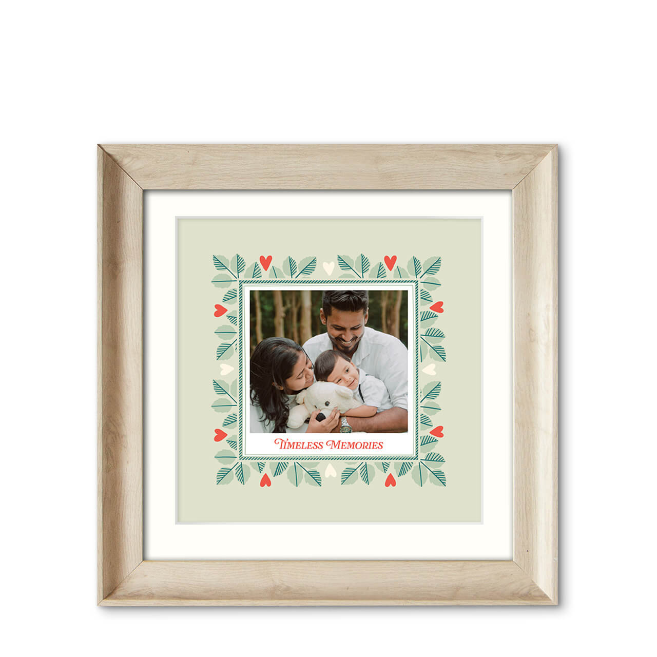 Timeless Memories - Natural Wood Frame with Photo Timeless Memories - Natural Wood Frame with Photo
