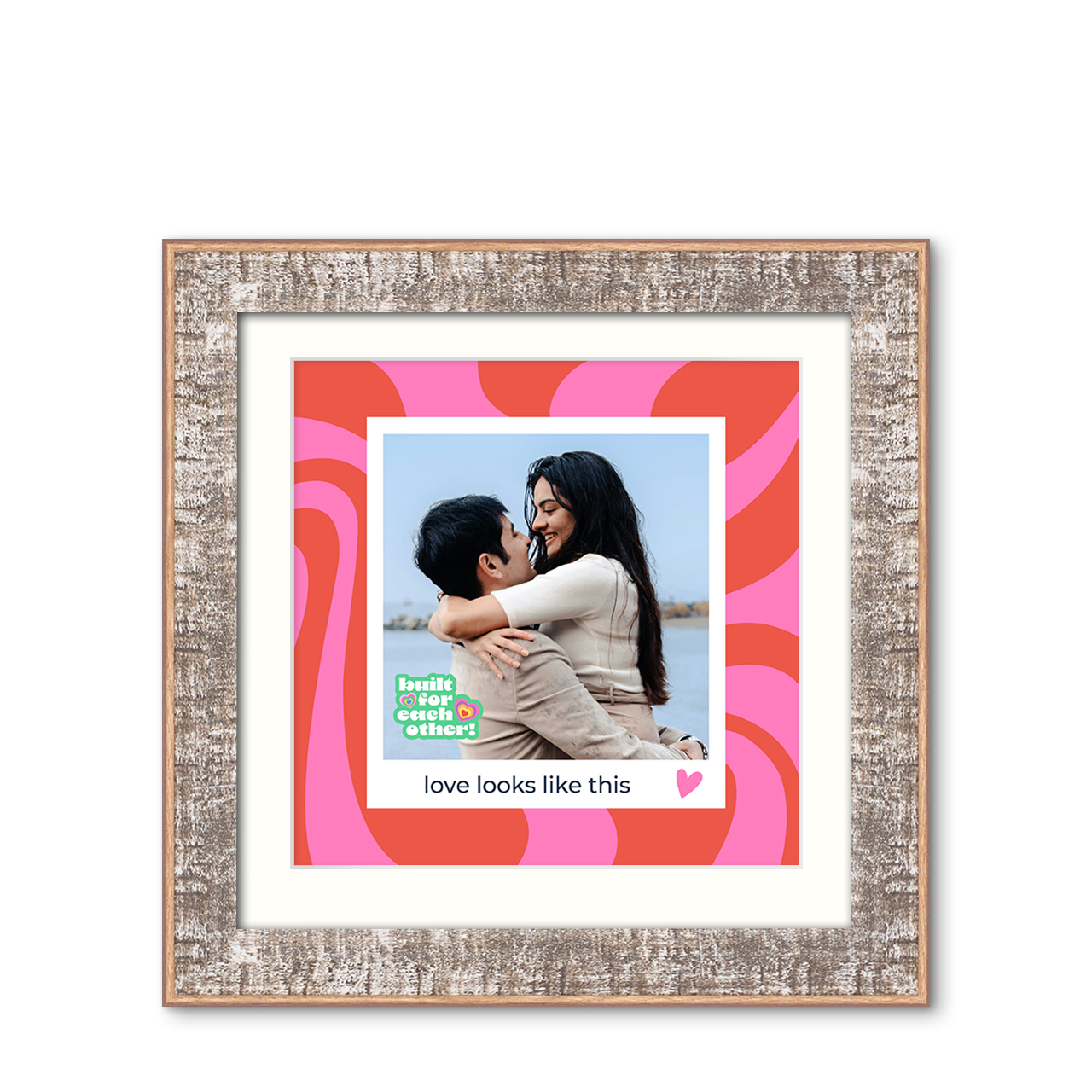 Berry Flow - Rustic Vibe Frame with Photo Berry Flow - Rustic Vibe Frame with Photo