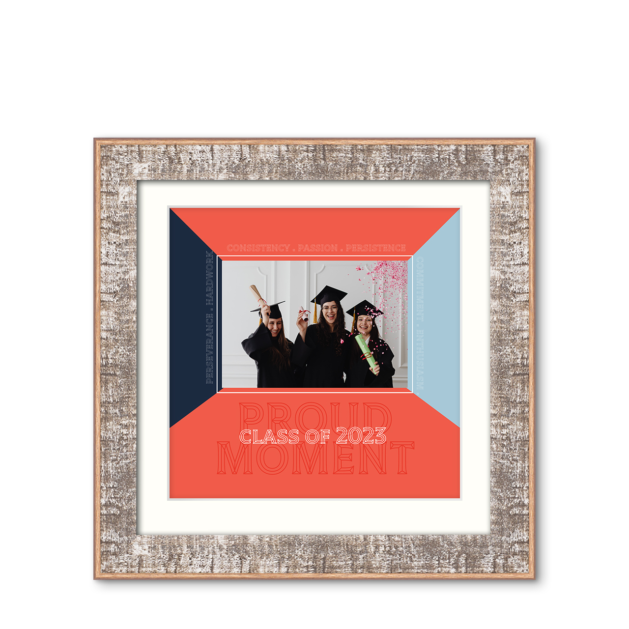 Celebrating Achievements - Rustic Vibe Frame with Photo Celebrating Achievements - Rustic Vibe Frame with Photo