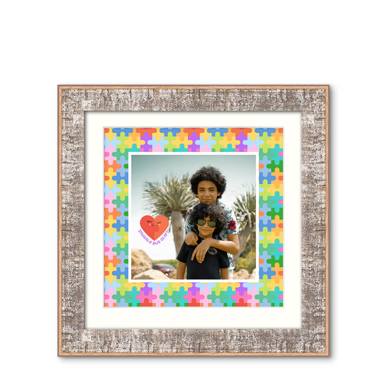 Puzzle Pop - Rustic Vibe Frame with Photo Puzzle Pop - Rustic Vibe Frame with Photo
