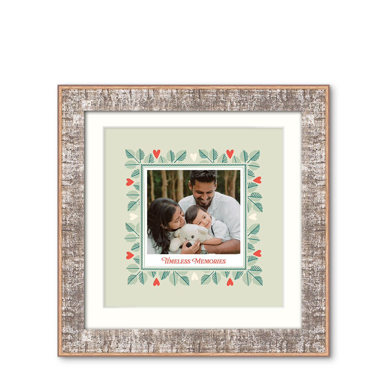 Timeless Memories - Rustic Vibe Frame with Photo Timeless Memories - Rustic Vibe Frame with Photo