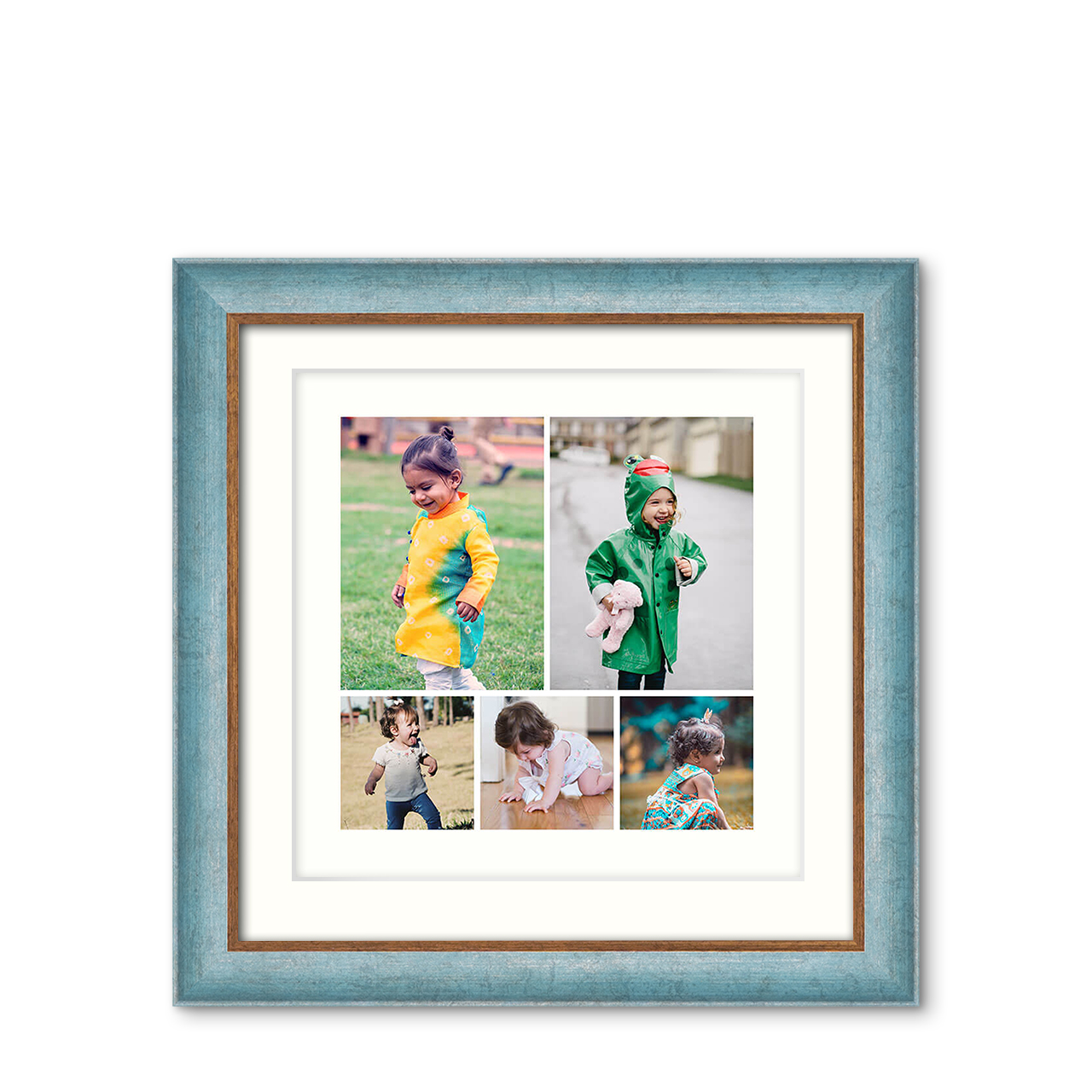 5-Photo Grid - Urban Touch Frame with Photo 5-Photo Grid - Urban Touch Frame with Photo