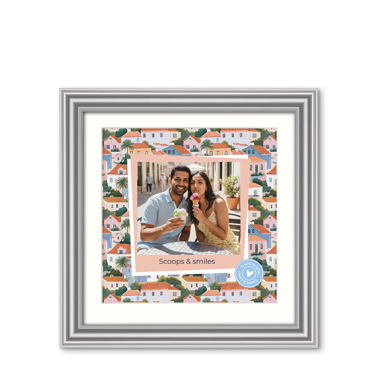 Bruised Passports - Vintage Vibe Frame with Photo