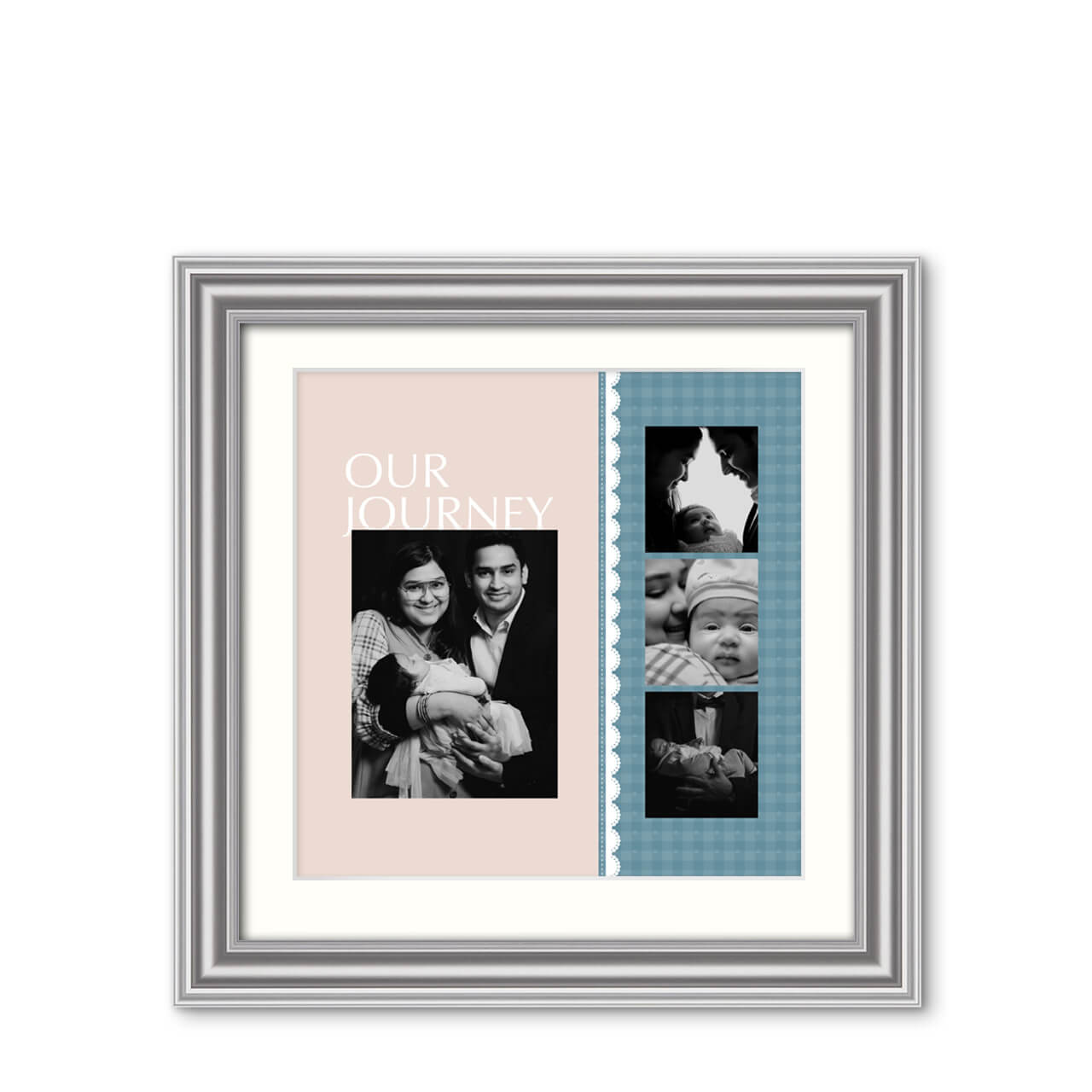 Our Journey - Vintage Vibe Frame with Photo